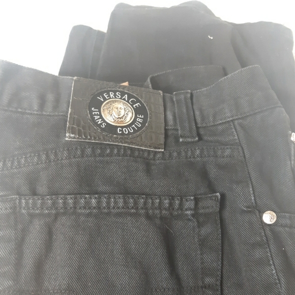 Versace vintage black Jean's Preowned - Picture 2 of 6